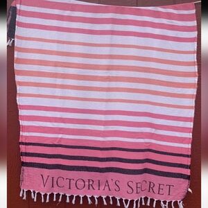 Victoria's Secret Striped Beach Towel/Blanket